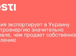 Россия экспортирует в Украину электроэнергию значительно дешевле, чем продает собственному населению