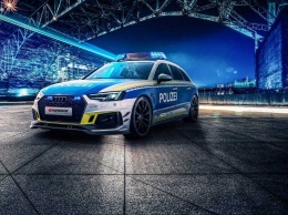 Audi представила полицейскую RS4 от ABT: счастье стритрейсеров, что это выставочный экземпляр