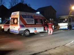 Серьезное ДТП у Черноморска: легковой автомобиль врезался в маршрутку с людьми