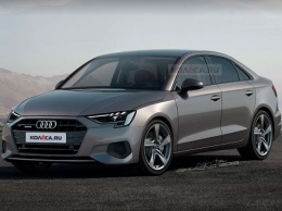 Показаны первые изображения нового седана Audi A3 (ФОТО)