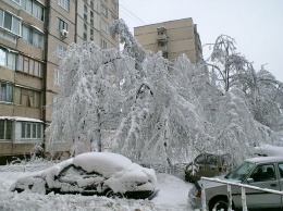 Как выглядел Киев в первый день зимы 10 лет назад