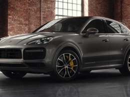 Porsche Exclusive Manufaktur показали особый серый Cayenne Turbo S E-Hybrid Coupe