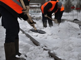 Снегопад в Харькове: сколько дворников расчищают дворы и тротуары