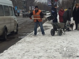 Первый снегопад в Кривом Роге встретили достойно, - Иван Карый