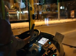 В Полтаве водитель троллейбуса говорила по видеосвязи во время движения (видео)