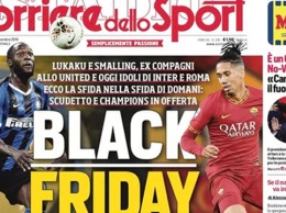 Черная пятница: Corriere dello Sport обвиняют в расизме за анонс матча