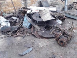 Полицейские Кривого Рога изъяли из незаконного пункта приема металлолома 1,5 тонны металла и 60 тонн скрапа