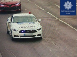 По Киеву ездил фейковый автомобиль полиции
