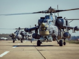 В Краснодарском крае разбился военный вертолет "Ночной охотник"