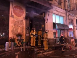 В пиццерии Киева случился пожар