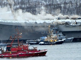 Число пострадавших на "Адмирале Кузнецов" возросло до 14 человек