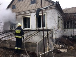 В Днепровском районе на пожаре пострадал мужчина, - ФОТО