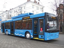 В Днепре разделили общественный транспорт по цветам и показали синие троллейбусы, - ФОТО