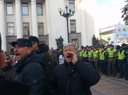 Тимошенко вывела людей под Верховную Раду