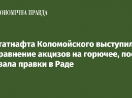 Укртатнафта Коломойского выступила за уравнение акцизов на горючее, после провала правки в Раде
