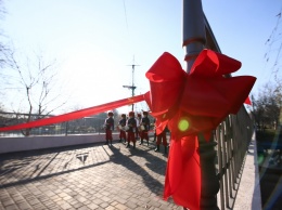 В одесском парке Победы появился «капитанский» мостик. Фото