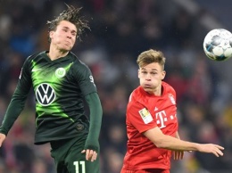 Бавария дожала Вольфсбург в конце матча
