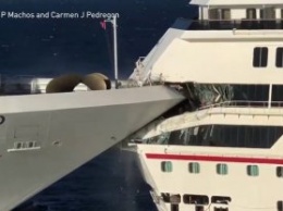 В Карибском море столкнулись два круизных лайнера