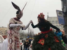 В столице впервые проходит Новогодний парад