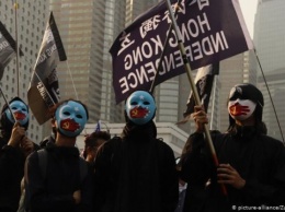 В Гонконге разогнали первую акцию в поддержку уйгуров