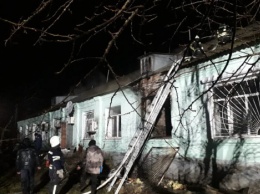 В Луганской области в результате пожара в психоневрологическом диспансере полностью сгорела палата