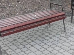 Вандалы сломали скамейки в запорожском парке - фото