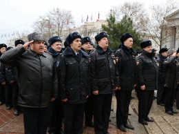 В Симферополе провел общегородской строевой смотр сил правопорядка (ФОТО)