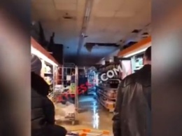 В Одессе супермаркет затопило кипятком