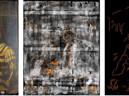 Под средневековой картиной обнаружили скрытую сцену Рождества