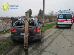 В Геническе виновник ДТП скрылся с места случившегося