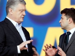 Украинское телевидение встретило 2020 год с двумя президентами