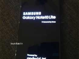 Опубликованы живые фотографии смартфона Samsung Galaxy Note 10 Lite