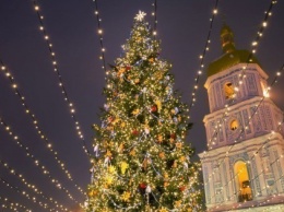 Новогодняя елка в Киеве - одна из самых красивых в Европе
