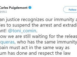 Суд Бельгии отменил ордер на экстрадицию бывшего лидера Каталонии Пучдемона