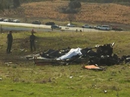 В Калифорнии разбился и сгорел самолет: пилот погиб