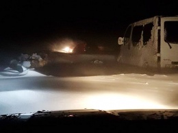 В Черновицкой области в снежном замете оказались более 10 автомобилей