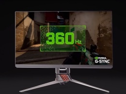 NVIDIA и ASUS представили первый в мире монитор с частотой 360 Гц