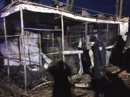 На пожаре под Одессой погибли трое строителей