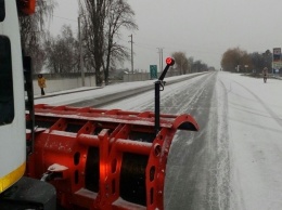 Снегопад на Полтавщине: в каком состоянии дороги области