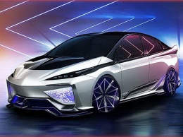 Toyota показала Prius со светящимся обвесом