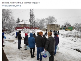 Приходилось снег топить: в неподконтрольном Алчевске постоянные проблемы с водой. ФОТО