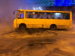 В Киеве затопило кипятком Ocean Plaza