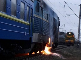 Поезд "Шостка-Киев" загорелся на ходу