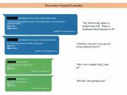 "Вы не можетет снять одну дуру". Обнародована переписка Юрия Луценко и людей Зе с соратником Джулиани