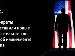 Демократы представили новые доказательства по делу об импичменте Трампа