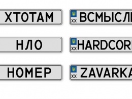 ЖЕНЯ, ДЕМБЕЛЬ, ГАРДЕРОБ: какие оригинальные номерные знаки получили украинцы в 2019 году