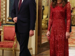 Герцогиня Кэтрин на приеме в Букингемском дворце