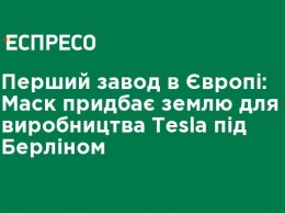 Первый завод в Европе: Маск приобретет землю для производства Tesla под Берлином