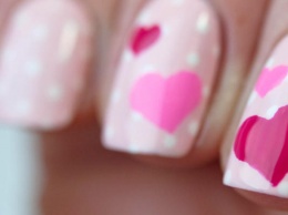 Маникюр на День святого Валентина: варианты праздничного дизайна ногтей (фото)