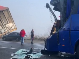 Автобус и 11 авто столкнулись под Одессой, есть погибший